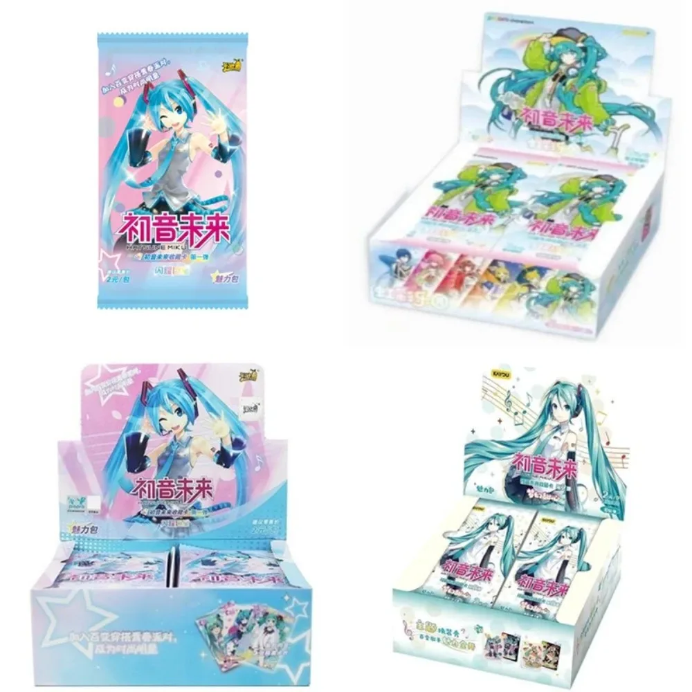 KAYOU 100% Original Hatsune Miku Card Charm Pack Shining Superstar Party Show Cards CR OR UTR Rare Collection Card Toy