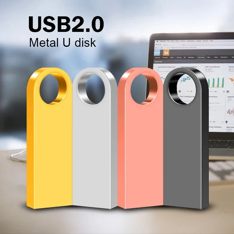 محرك أقراص فلاش USB للكمبيوتر ، محرك قلم معدني ، قرص USB عالي السرعة ، 4 جيجابايت ، 8 جيجابايت ، 16 جيجابايت ، 32 جيجابايت ، 64 جيجابايت ، GB ، GB ، GB ، GB ، عرض رائع ، من