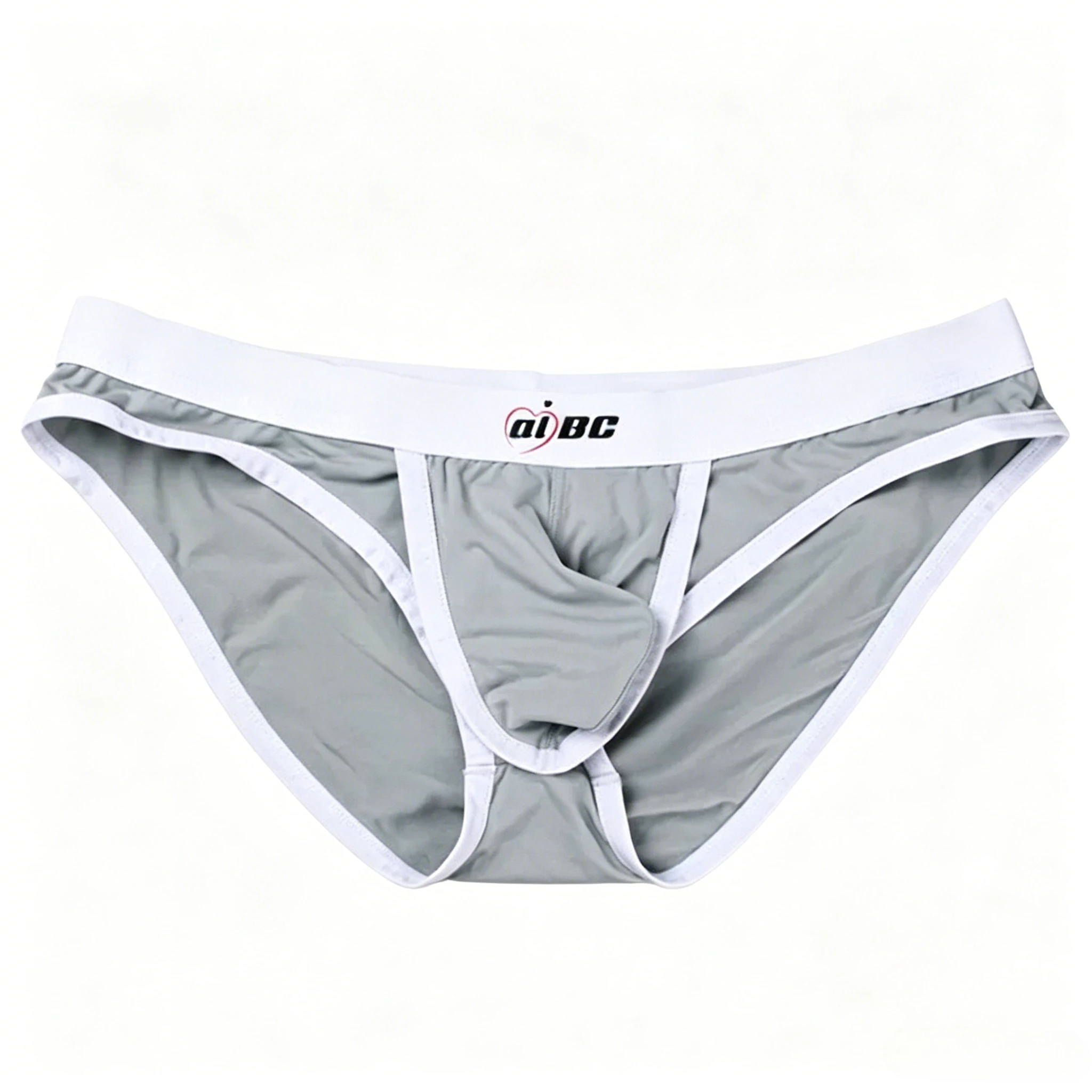 

Men's Low Waist Ice Silk Briefs Separated Pouch Breathable Stretch Underwear Comfortable Sports Underpants Daily Wear Knickers