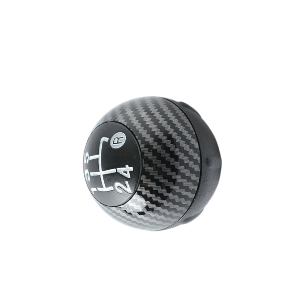 Carbon Fiber Texture Manual Shift Knob Fits For Fiat 500 For 500C 2007 2008 2009 2010 2011 2012 2013 2014 2015 2016 2017 2018