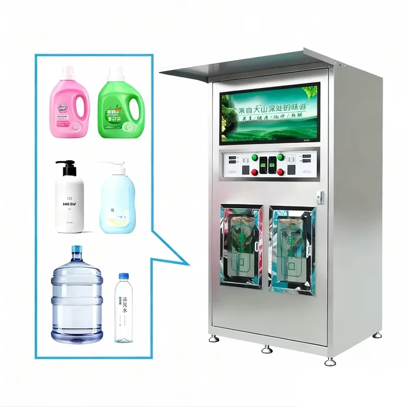 Customized Pure Water Bottle Vending Machine Commercial Ro Purified Water Vending Machine with Coin Bill Credit Card Operated
