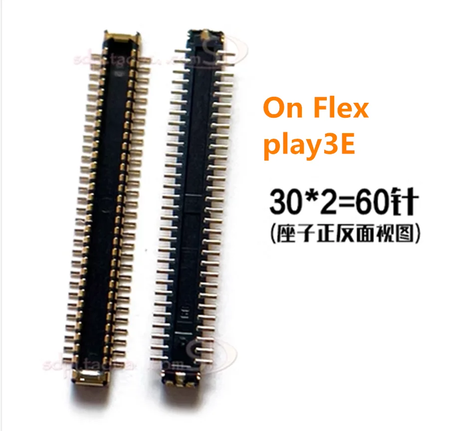 

For Huawei Play 3E LCD Play3E 60pin Inline connector buckle on motherboard Flex