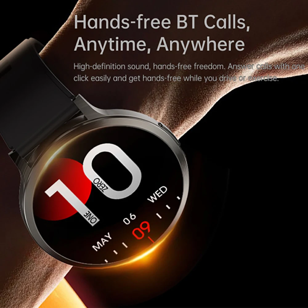 Relojes deportivos para exteriores con pantalla AMOLED, batería de 400mah, reloj inteligente resistente al agua IP68, más de 100 modos deportivos, reloj inteligente de salud con ritmo cardíaco