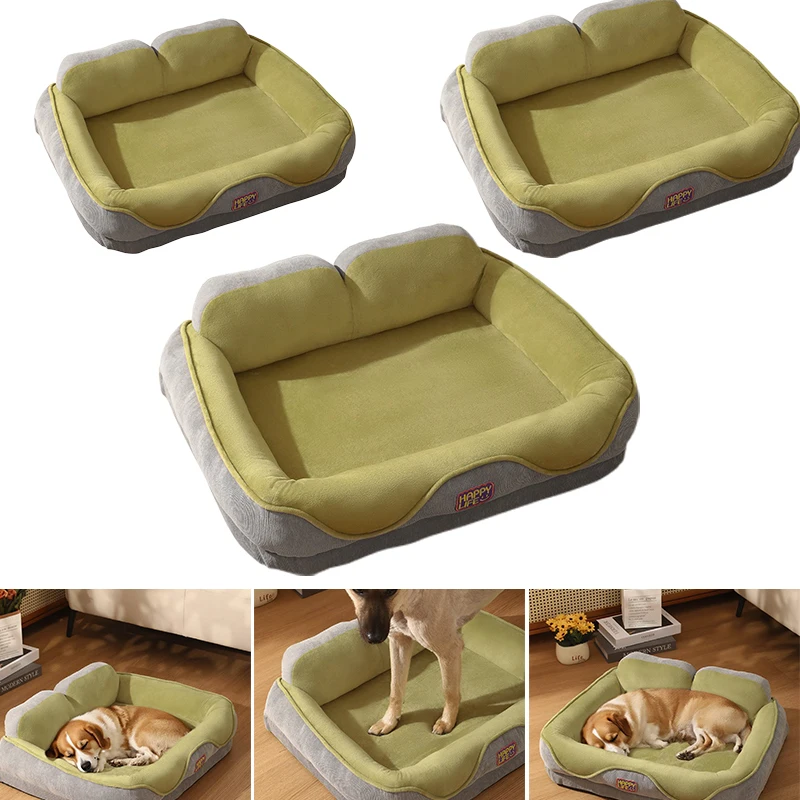 

Pet Large DogBed Warm House Neck Protection Sofa Bed Nest Pet Kennel for Small Medium Large Dogs Cat Puppy Plus Size Dog Baskets