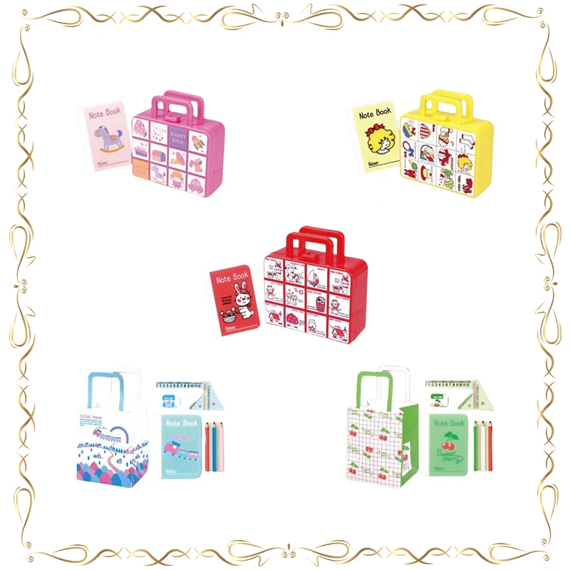 

Mini Fun Stationery Suit Gashapon Miniature Ornament Cute Children's Day Gifts Model Toys