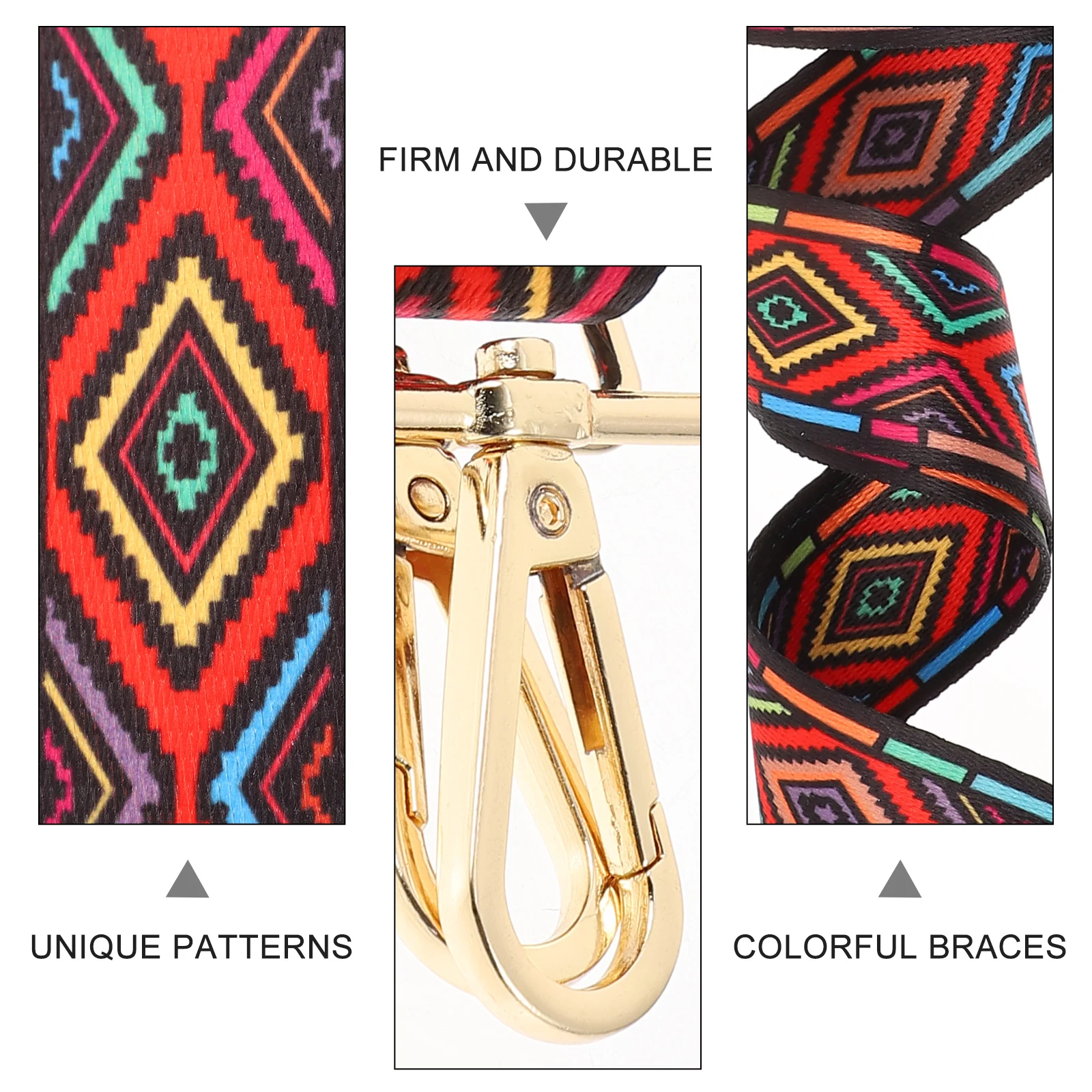 

1pc Creative Guitar Strap Adjustable Dirt Resistant Stylish Electric Acoustic Banjo Instrument Belt Durable Fashion Accessory