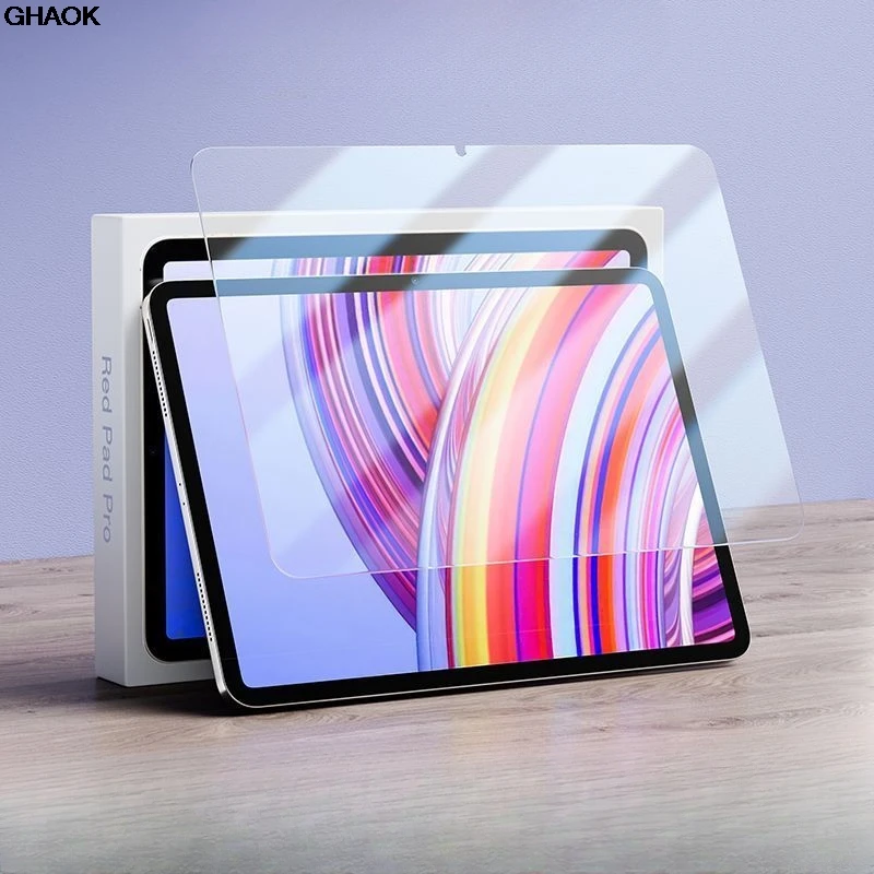 For Redmi Pad Pro 12.1 Tempered Glass Screen Protector For Redmi Pad Pro 9H Full Cover Clear Front Protective Film Guard