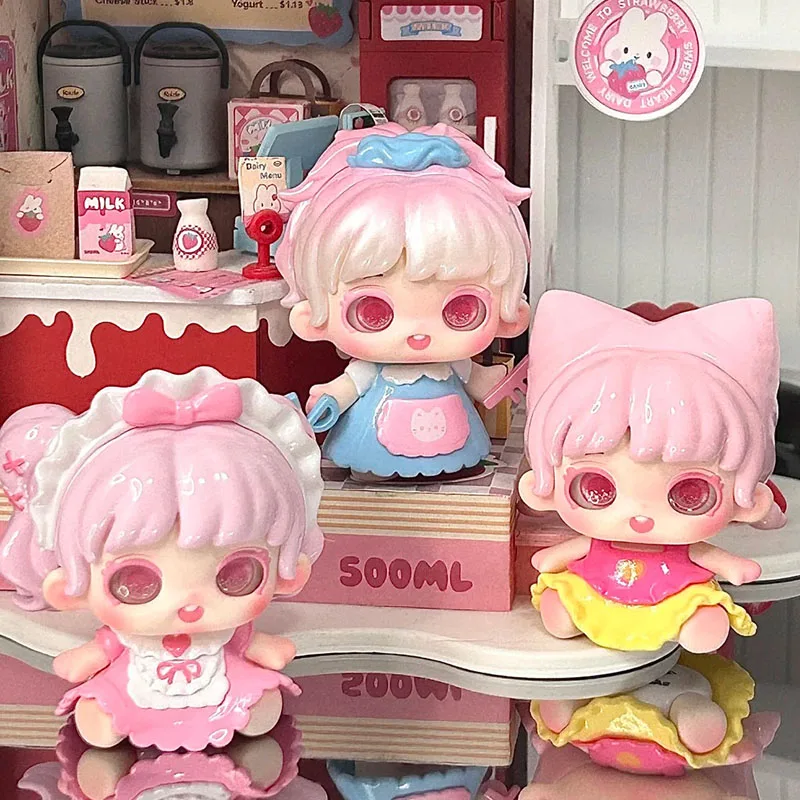 Miana Styling House Series Mini Bean Blind Box Kawaii منضدية ديكور لطيف تحصيل الشكل دمية سر الفتيات هدية عيد ميلاد #4