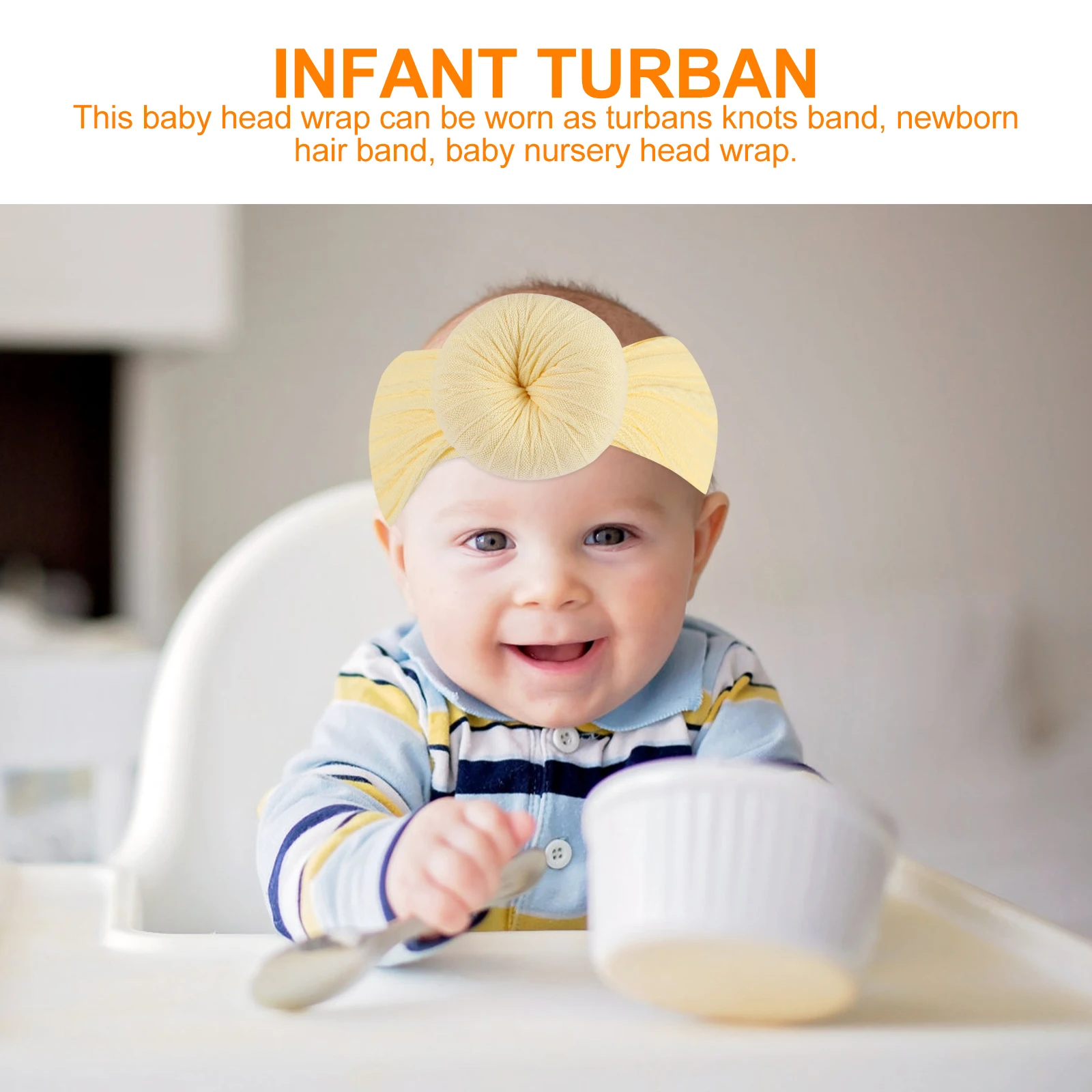 

Baby Knot Headb Newborn Hair Wraps Stretch Nylon Infant Turban Donuts Headb s Elastic Baby HeadwearToddlerAccessories