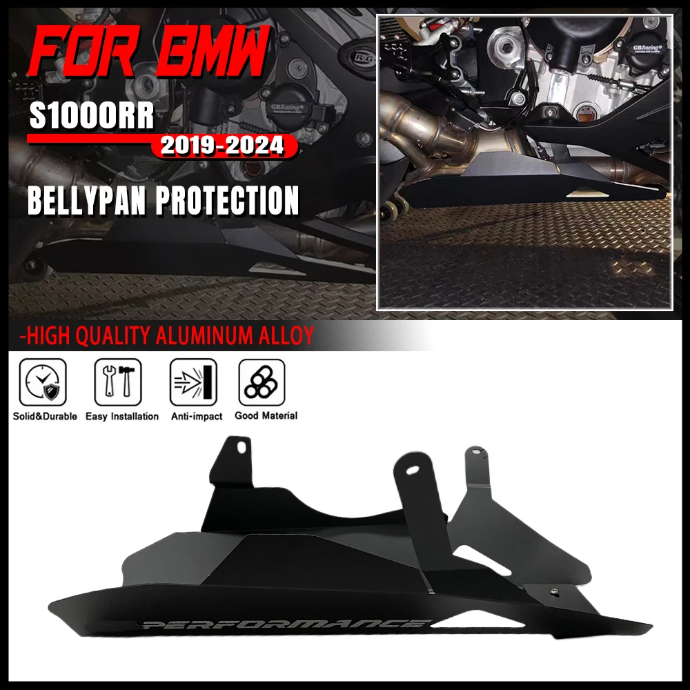 

For BMW S1000RR 2019 2020 2021 2022 2023 2024 Motorcycle Accessories Exhaust Cover Bellypan Bottom protection Exhaust Protection