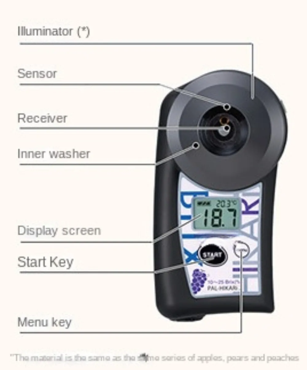 PAL-HIKARi 3 Tomato Sugar Acidity Meter Non-destructive Tomato Sugar Detector