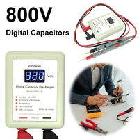 800V Digital Capacitor Fast Discharger High Voltage Discharging Tool Spark Pen Matenance Protection for Electronic