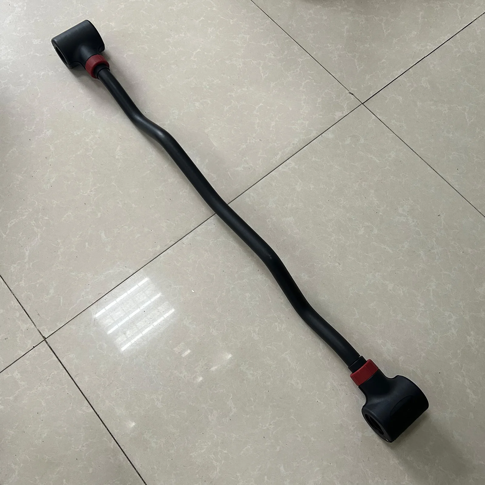 Home gym anti slip steel dumbbell extension rod joint connects dumbbell rod