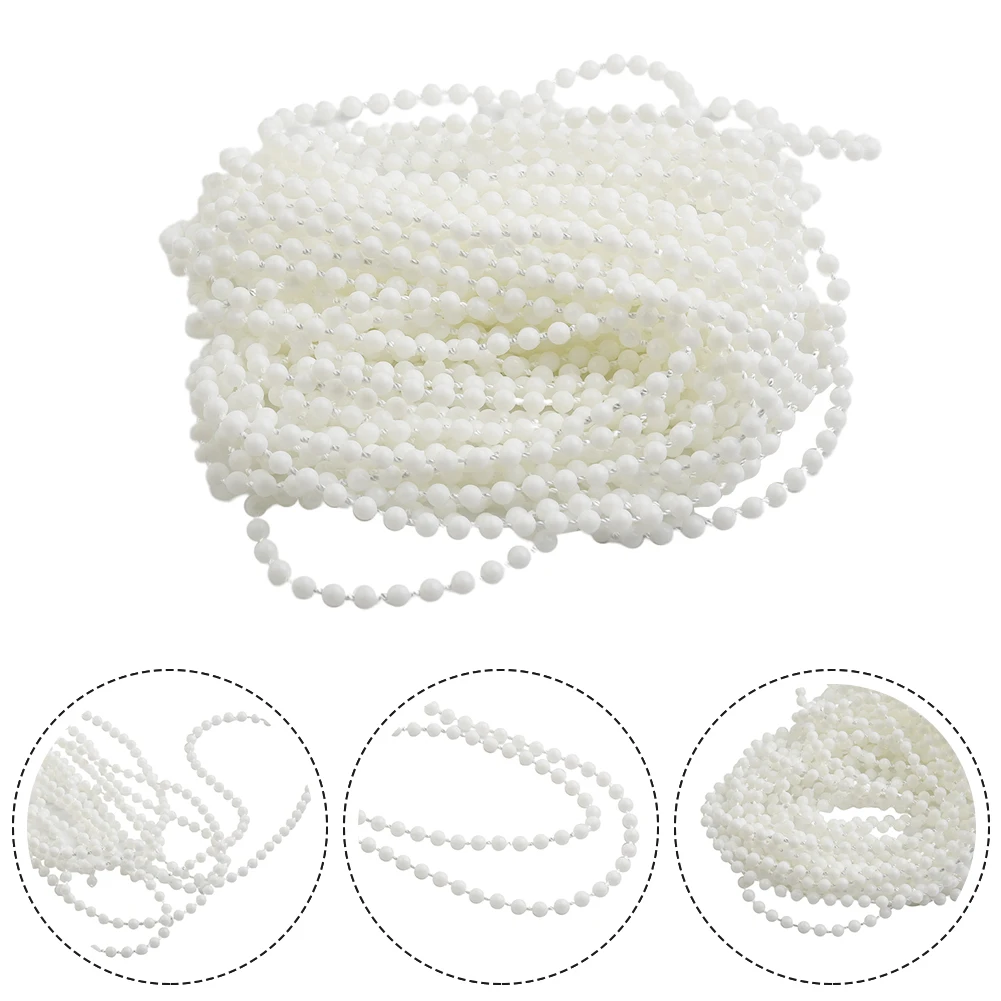 10Meter Roller Blind Ball Chain Curtain Cord Bead Vertical Connection Control Cord With Chain Connectors For Vertical Blinds