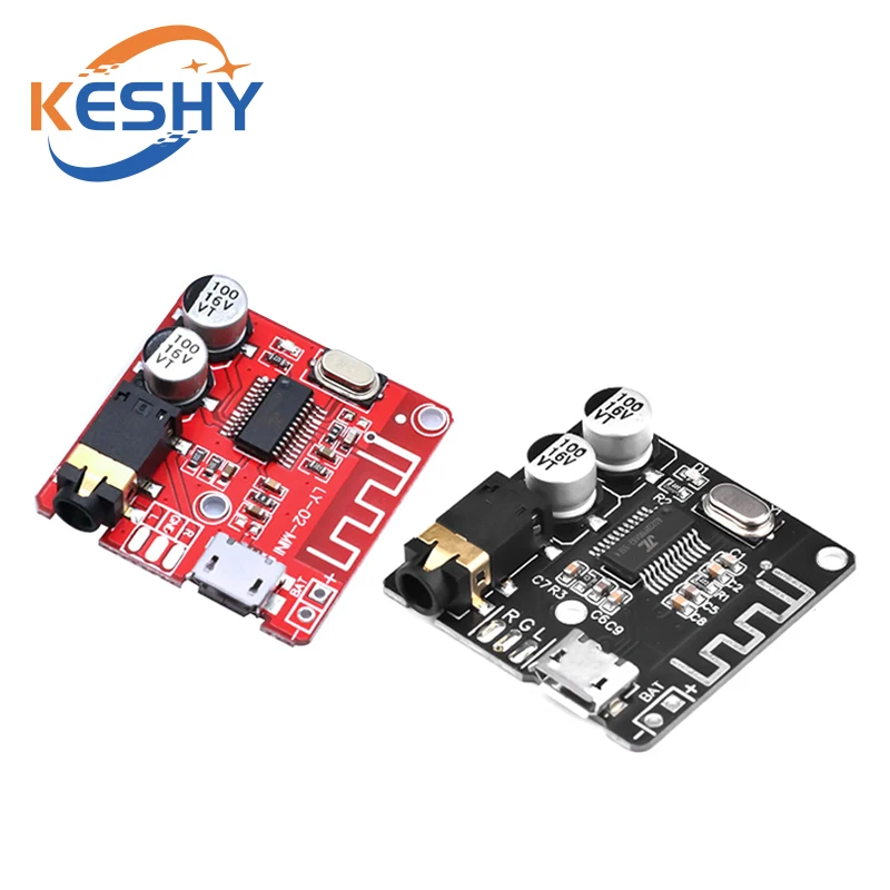 1-10PCS DIY Bluetooth Audio Receiver Board Bluetooth 5.0 MP3 Lossless Car Audio Decoder Board Wireless Stereo Music Module XY-BT