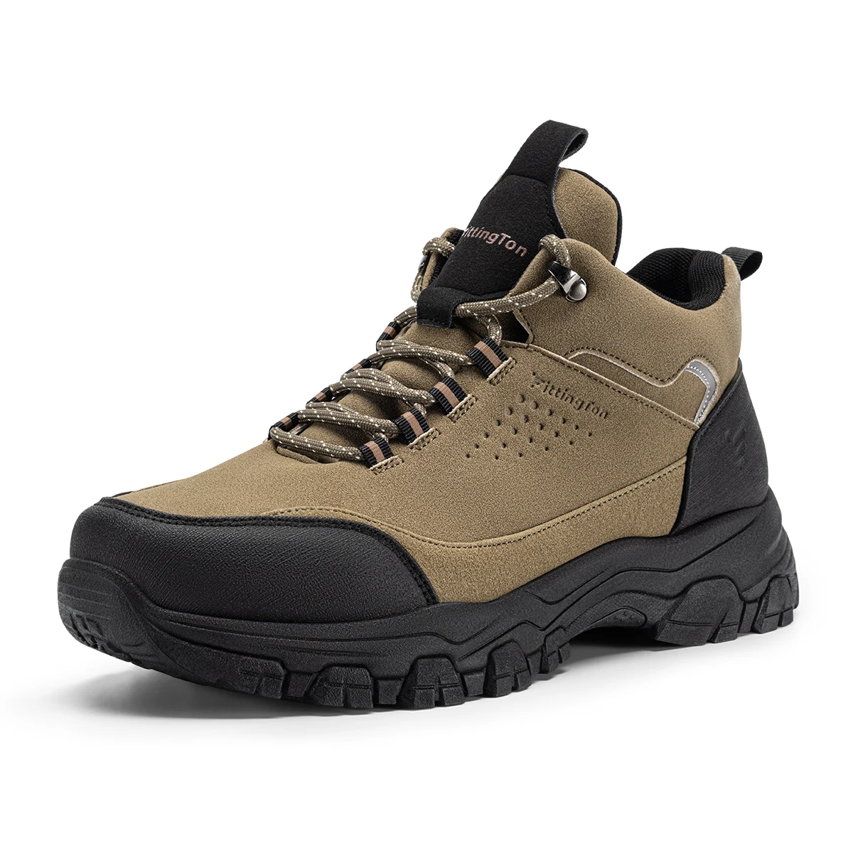 Men'S Shoes Water Resistant - フィッティングトン メンズ ハイキングブーツ、アウトドア用、防水、ミッドカット、トレッキングブーツ、秋・冬用、カジュアルで快適なメンズハイキングシューズ。