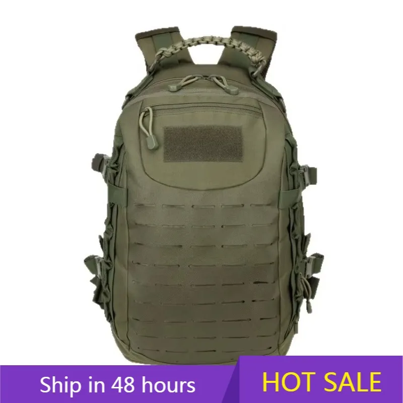 

POWER LEAP Multifunctional Durable Oxford Polyester 25L Tactical Sports Backpack Adjustable Straps MOLLE Breathable Camouflage C