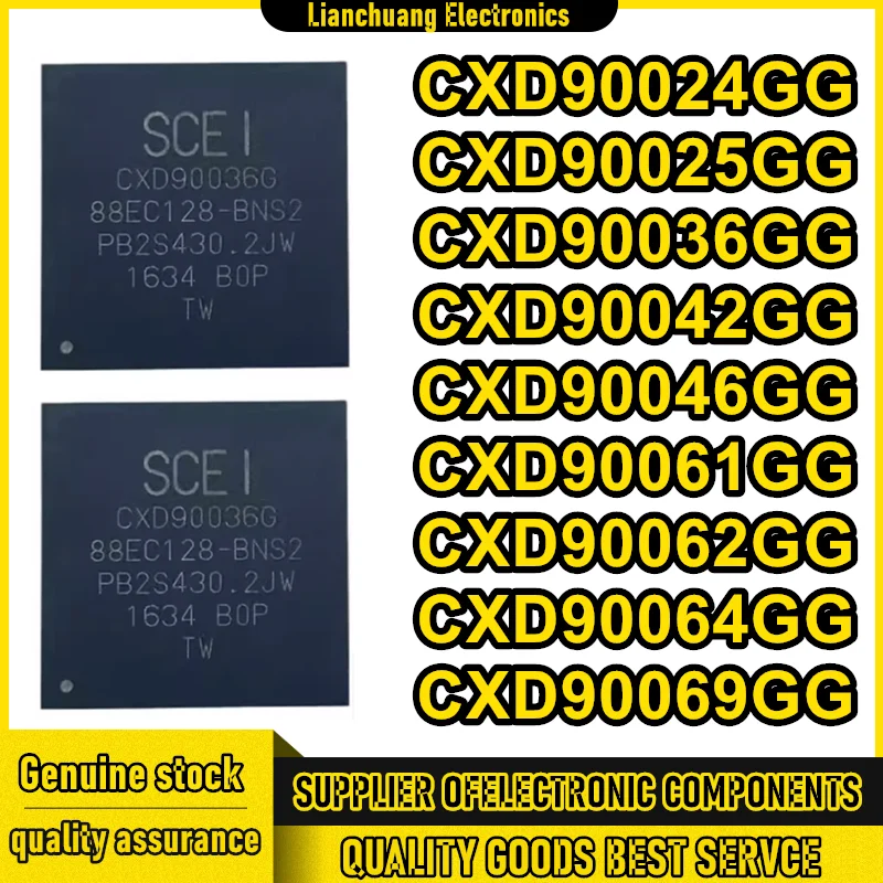 

CXD90024GG CXD90025GG CXD90036GG CXD90042GG CXD90046GG CXD90061GG CXD90062GG CXD90064GG CXD90069GG Чипсет BGA IC Новый на складе