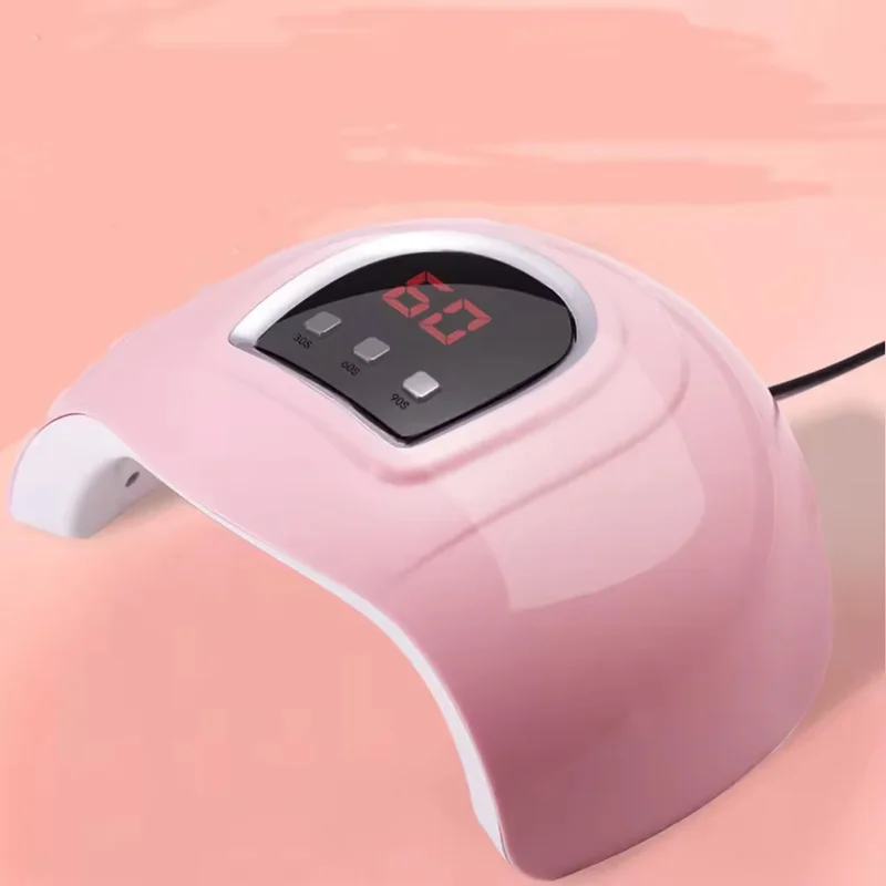 Ultraviolet LED lamp nail dryer, gel varnish polishing and curing, nail trimmer, USB connector, portable nail care tool
