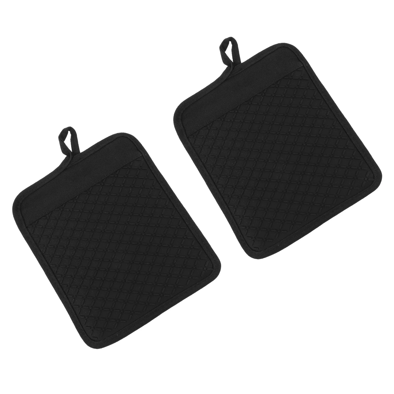 2 個の耐熱シリコン鍋つかみオーブンミットキッチンホットパッドノンスリップベーキンググローブ電子レンジグローブクッキングミトン