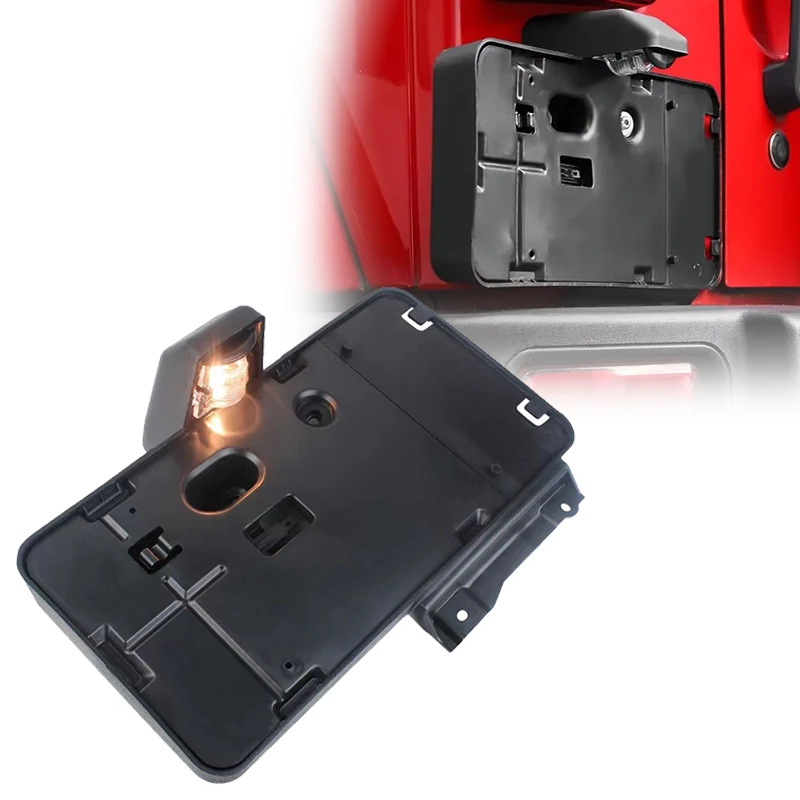 

Задний держатель номерного знака, кронштейн для крепления рамки для Jeep Wrangler JK 2007-2016 гг., прочный автомобильный внешний аксессуар