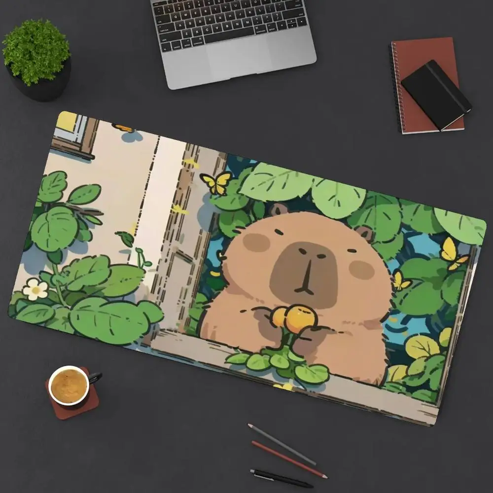 

Capybara Large Mouse Pad, Office Pad, Rubber Anti-Slip Retro Style Mouse Pad Desk Pad, Pc Accessories ，Desk Accessories.