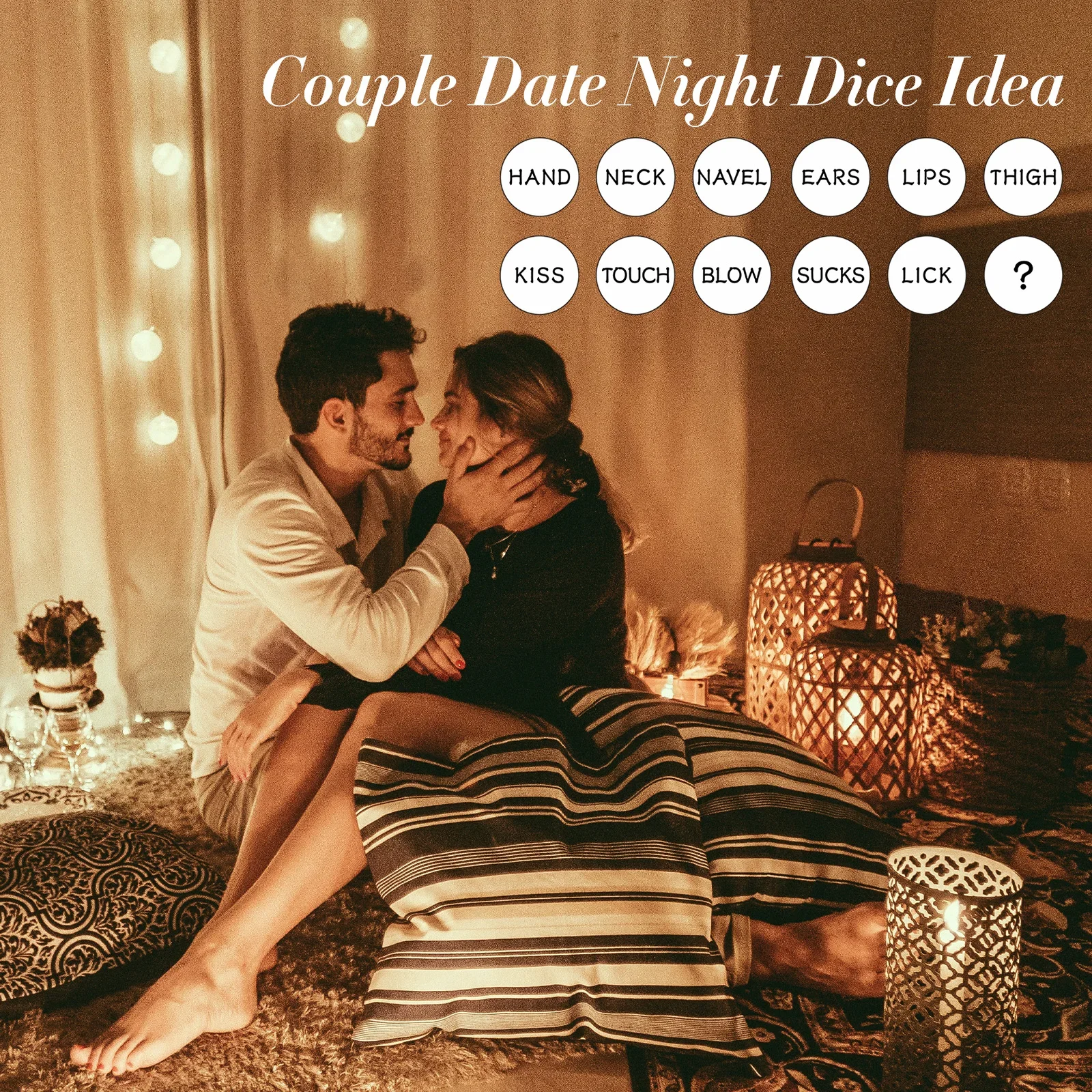 Couple Date Night Ideas Decision Dice Decider Love Dice for Him Her Boyfriend Anniversary Valentines Honeymoon Romantic Gifts