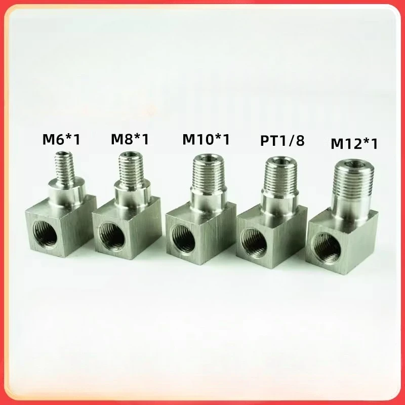

1PCS Elbow Internal and External Thread Reducer Grease Nipple Adapter Extension Tube M10