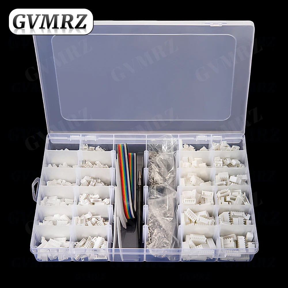 

PH2.0mm XH2.54mm 2P 3P 4P 5P 6P 7P 2.54mm 2.0mm Pitch Shell Base Straight Pin Bent Pin Terminal JST Mixed Set Box