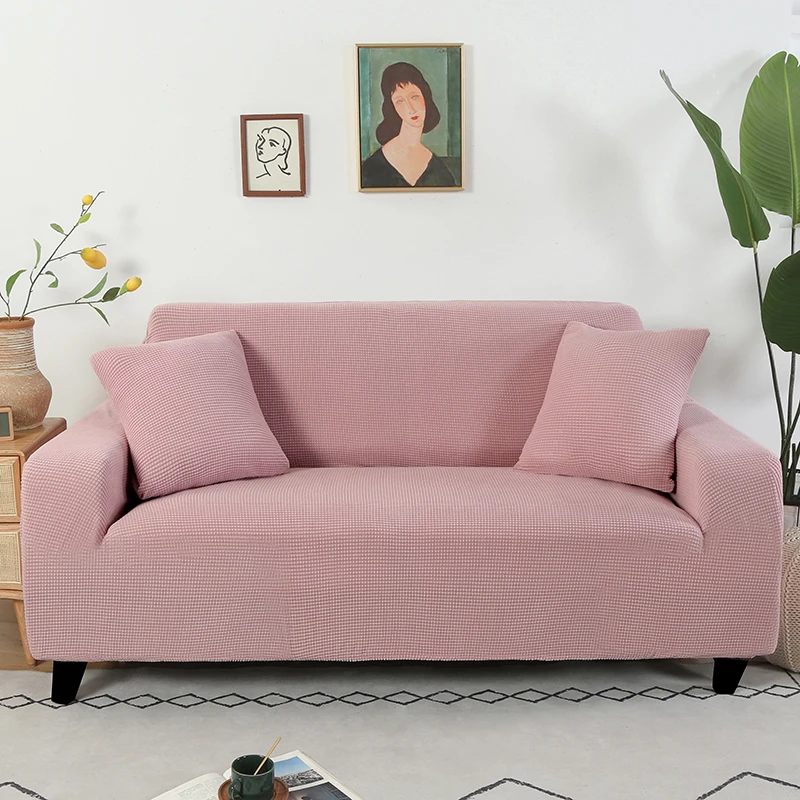 Sofabezug Elastisch für Wohnzimmer Zuhause Jacquard Stretch Schonbezüge Eckcouchbezüge 1/2/3/4 Sitzer L-Form Kostenloser Einkauf – Detail 18