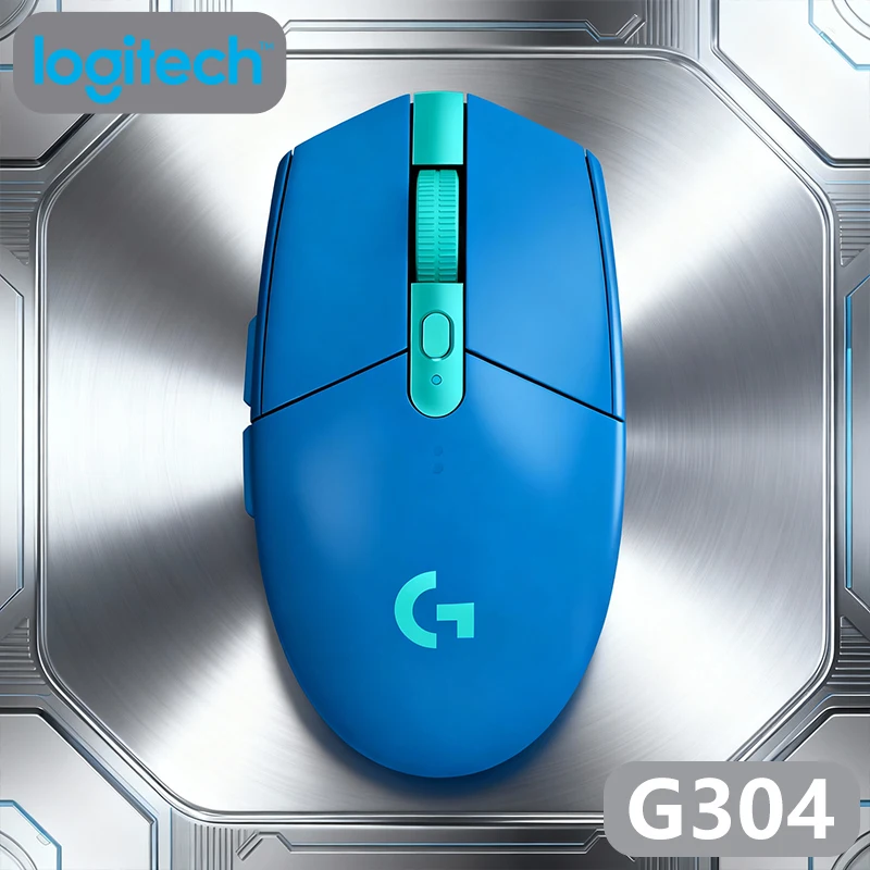 

Беспроводной игровой блок питания Logitech G304: прецизионный датчик HERO 12000 точек на дюйм, 6 нестандартных клавиш, длительный срок службы батареи, идеально подходит