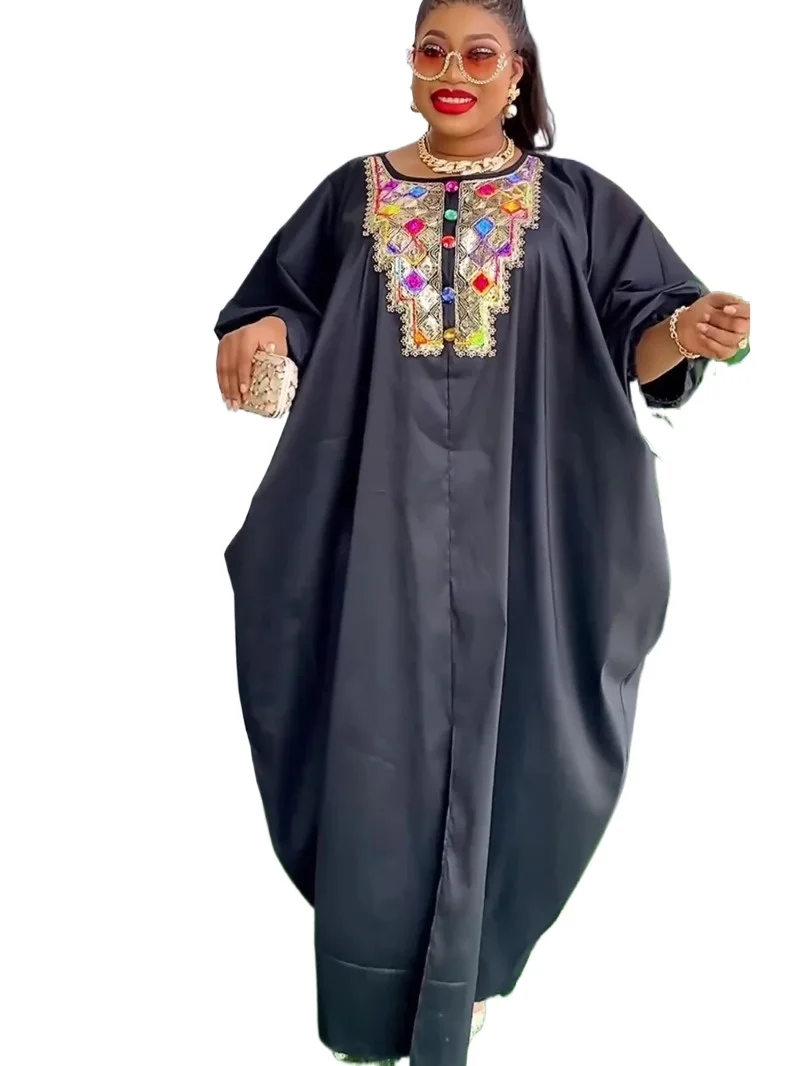 

African Dresses for Women Traditional Africa Clothing Dashiki Ankara Outfits Gown Abayas Robe Muslim Kaftan Maxi Long Dress 2025