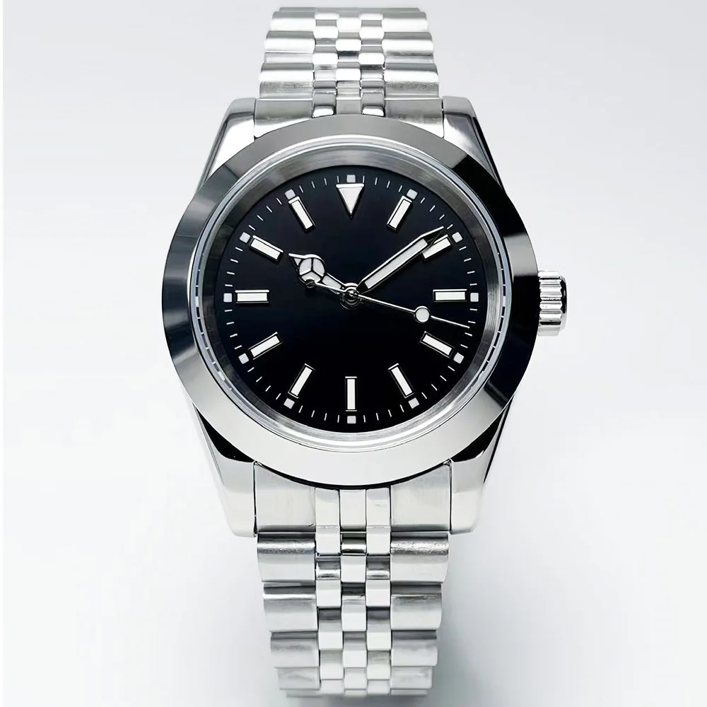 39MM sapphire crystal men's watch, stainless steel Japanese MIYOTA8215 automatic movement, 30-meter water-resistant men's watch