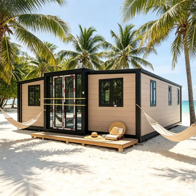 Expandable Container House Garden Rooms 20ft 40ft Luxury Prefab Easy Assemble House Mobile House Villa Cabins Garden Greenhouses