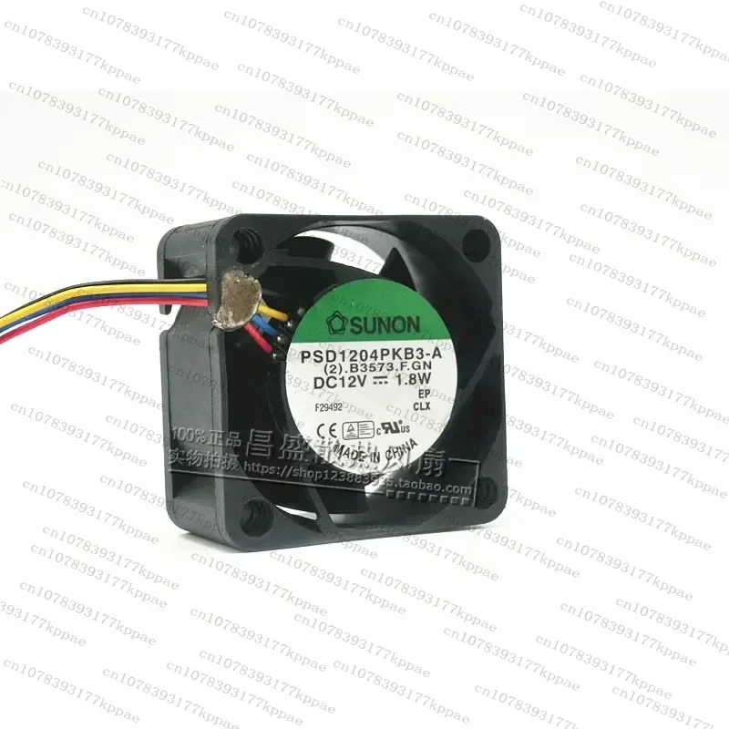 1PCS for Jianzhun SUNON PSD1204PKB3-A 4020 12V 1.8W 4cm PWM Speed Regulation 4-Wire 4-Pin Cooling Fan