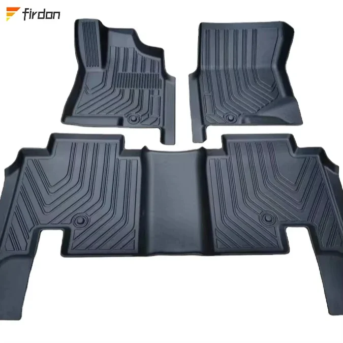 Auto parts 4X4 pick up truck carpets 3D TPE Rubber Car Floor Mats cargo liners for NISSAN NAVARA NP300 2015+