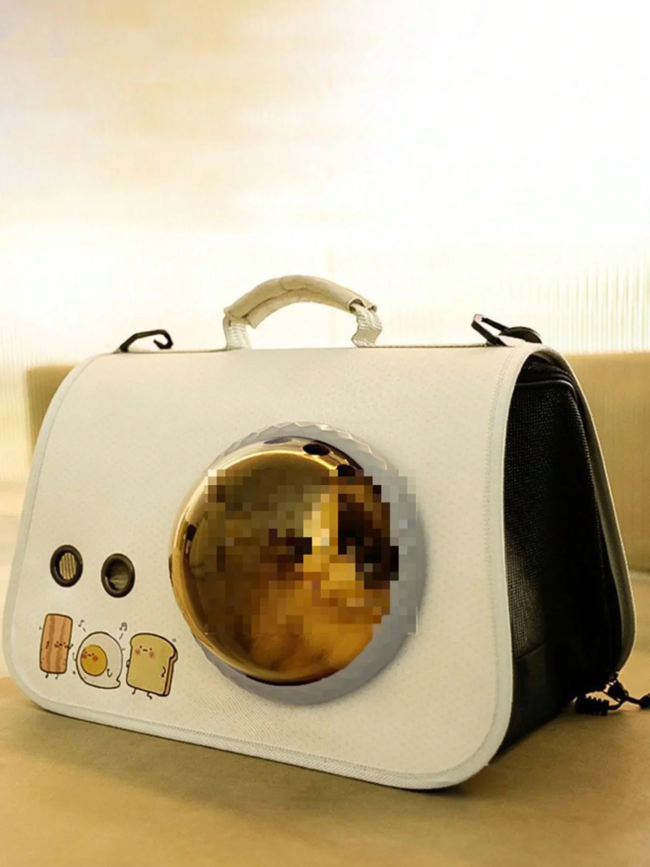 

1pc-Portable Pet Carrier Bag for Small Dogs Cats Outdoor Foldable Cat Bag Breathable Cat Shoulder Bag Kitten Carrying Bag
