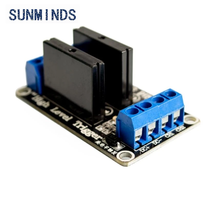 1pcs 5v 2 Channel SSR G3MB-202P Solid State Relay Module For