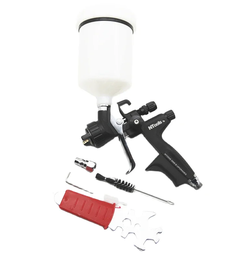 

HVLP Air Spray Gun,1.3mm Or 1.4MM Nozzle, Water Based Air sprayer, Car Paint Spray Gun, Oil Paint Gun, Airbrush,600cc Tank