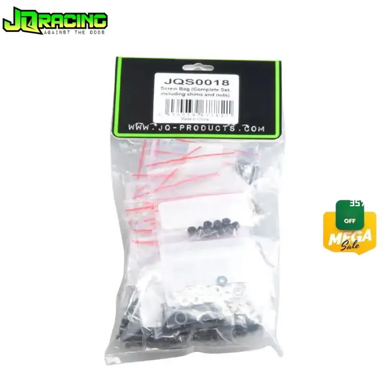 Original JQ Racing JQS0018-THE-JQRacing-Screw-Bag-(Complete-Set-10pcs-each) For RC 1/8 JQ Buggy Off-road Rc part