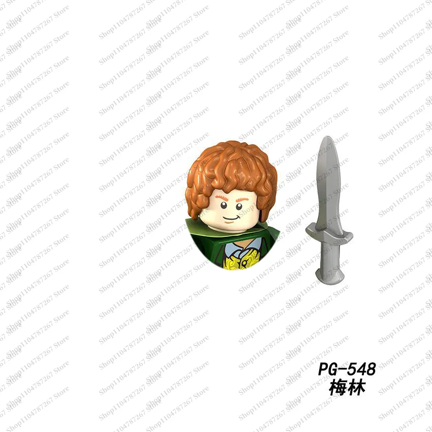 Building blocks The Lord of the Rings classic characters from fantasy movies soldiers orc children's MINI brick toy gifts