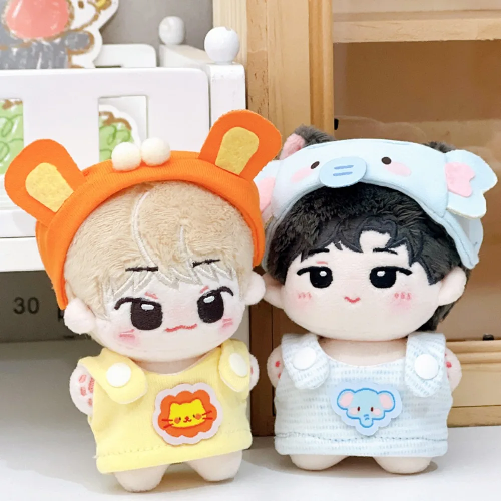 

Clothes Strap Dress 10cm Cotton Doll Clothes Lion Animal Doll Clothes Outfit Pig Lovely Doll Dress Up Set Doll Accessories