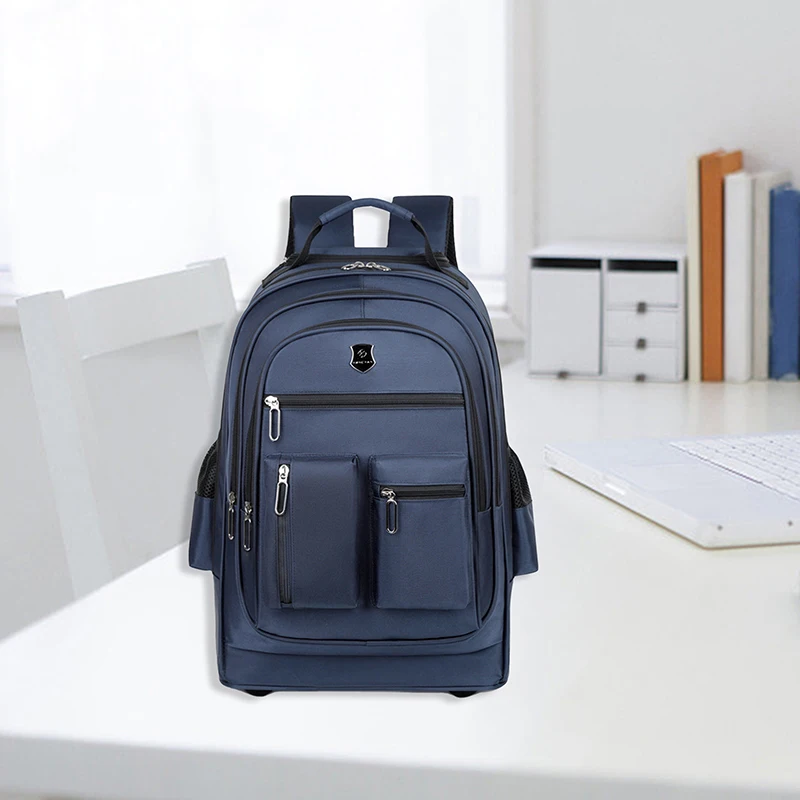 حقيبة ظهر احترافية مع حجرة كمبيوتر محمول وعجلات للسفر التجاري والتنقل في الكلية - تحمل الأمتعة #6