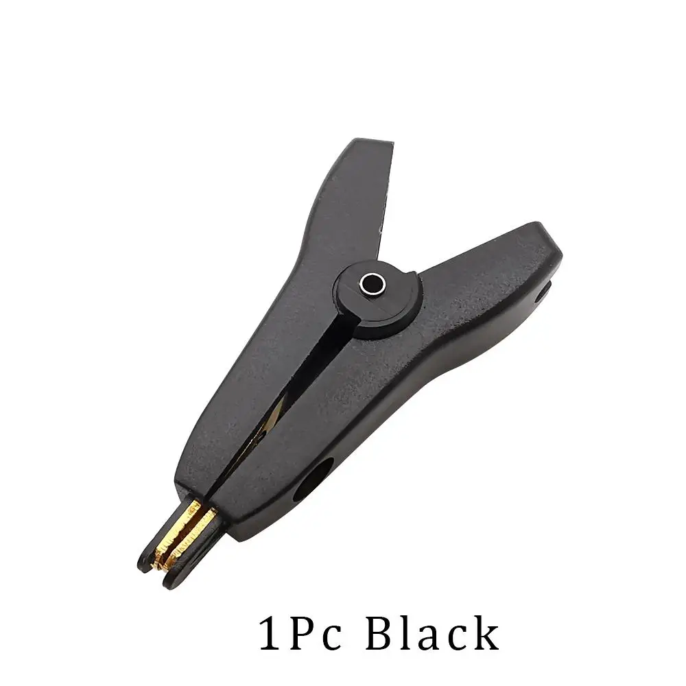 Cable Battery Metal Test Clips 52mm LCR Kelvin Alligator Clamp Copper Brass Alligator Clamp Flat Crocodile Clip LCR Kelvin Clip