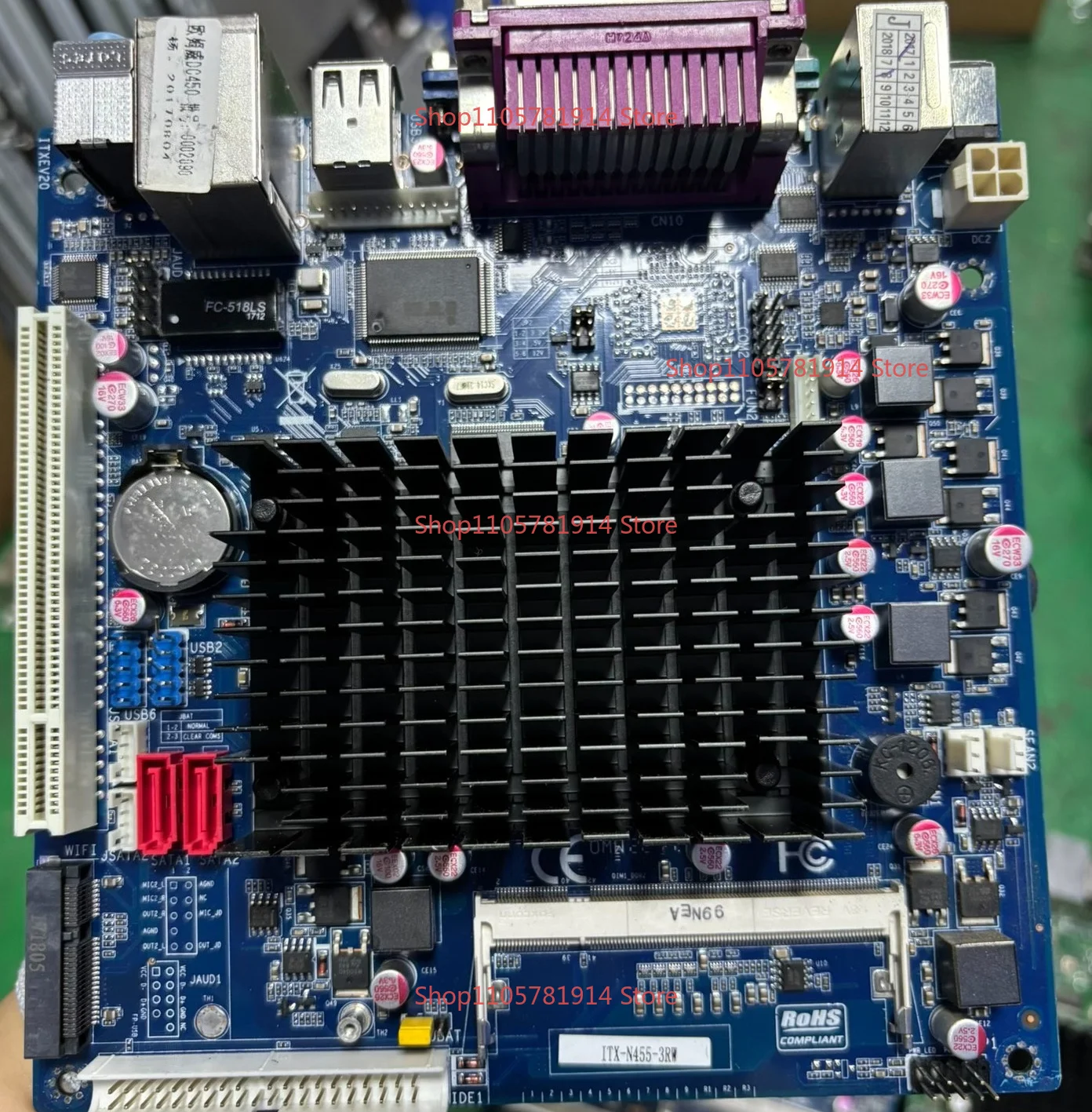 For Junrong ITX-N455-3RW Cash Register Industrial Control Main Board