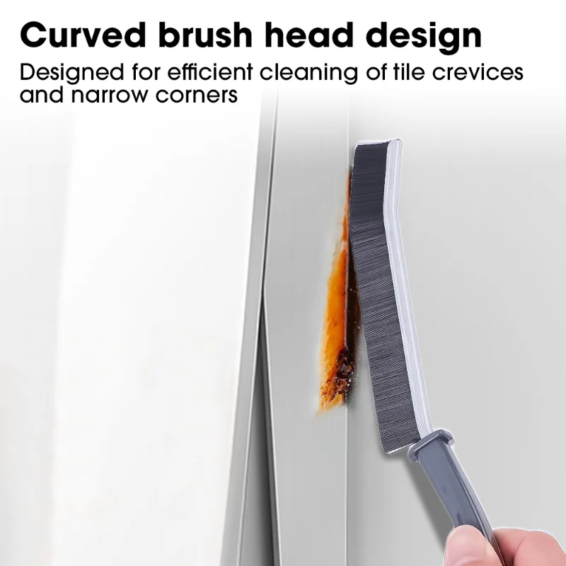 Long Gap Cleaning Brush Car Household Tile Narrow Joints Scrubber Stiff  Bristles Crevices Cleaner Brushes Durable Clean Tools