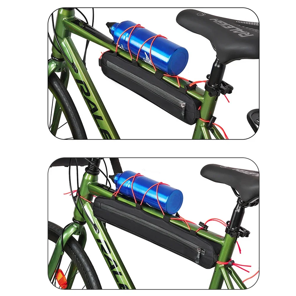 Torba na rower wodoodporna torba na rower z przednią belką do roweru górskiego w kolarstwo na świeżym powietrzu podróży na górę worek rurkowy