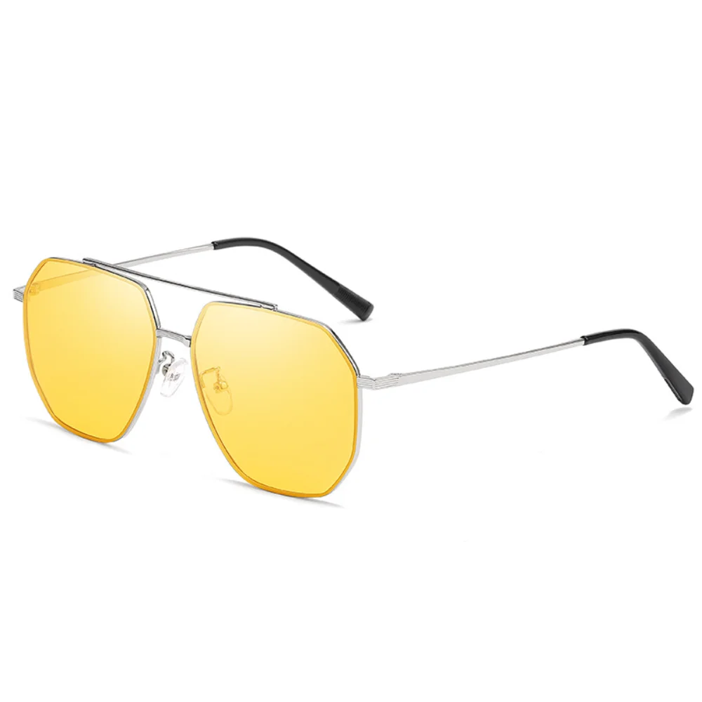 

Солнцезащитные очки с шестиугольной оправой, легкие, блокирующие ультрафиолетовые лучи, фотохромные, поляризационные, для защиты глаз в ночное время