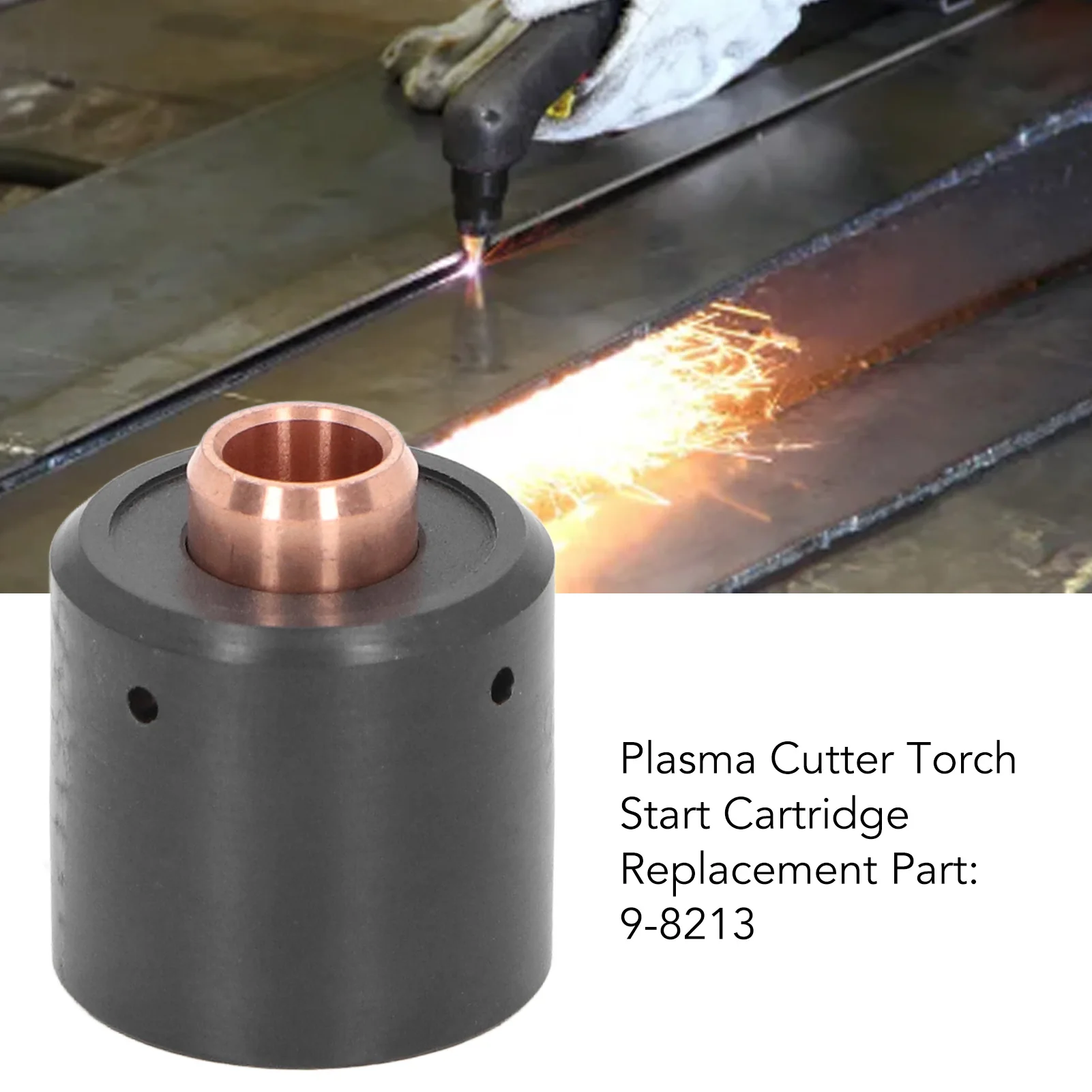 Plasma Start Cartridge Cutter Torch Start Cartridge Easy Installation Brass Connector 9‑8213 for SL60 SL100 SL60QL