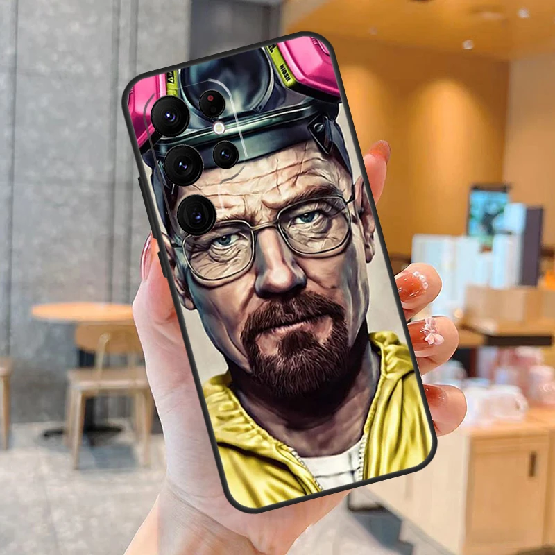 Funda de teléfono Breaking Bad para Samsung Galaxy S25 S24 S23 S21 S20 S22 Ultra S9 S10 Plus S25 FE contraportada